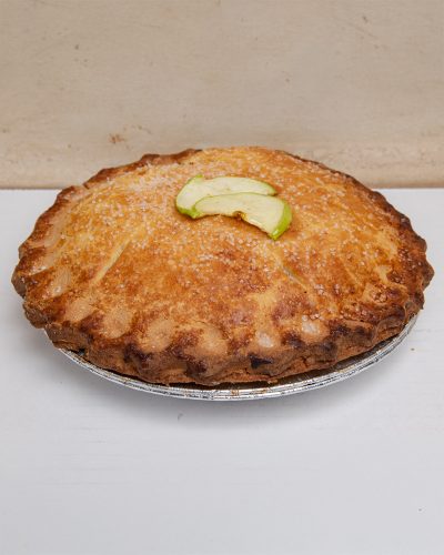 savor the classic flavor of a traditional apple pie at Mia's Bakery.