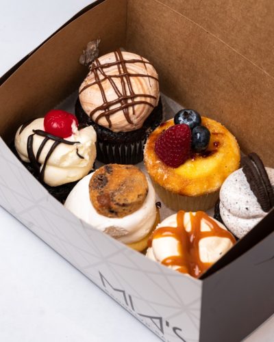 Assorted Cupcakes box 6-pack from Mia's Bakery