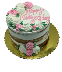 savor the flavor of a homemade mothers day cake vanilla at Mia's Bakery.