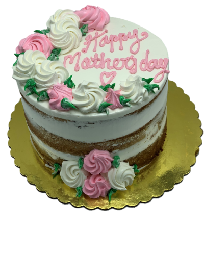 savor the flavor of a homemade mothers day cake vanilla at Mia's Bakery.