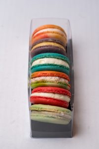 6 pack French Macarons from Mia's bakery