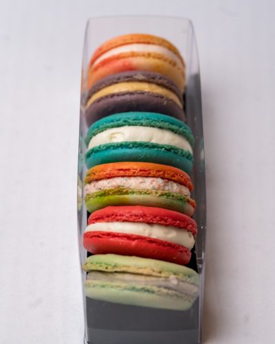 6 pack French Macarons from Mia's bakery