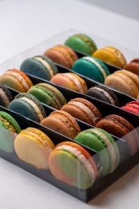 24 pack French Macarons from Mia's bakery