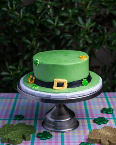 savor the unique flavor of a leprechaun hat cake at Mia's Bakery.