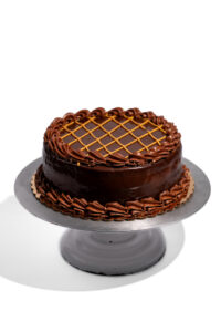 savor the classic flavor of a vegan peanut butter cake at Mia's Bakery.