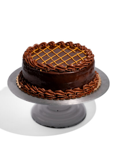 savor the classic flavor of a vegan peanut butter cake at Mia's Bakery.