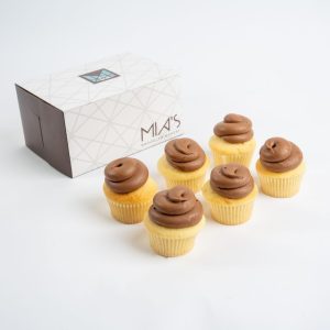 Vegan Vanilla Chocolate Cupcakes from Mia's Bakery